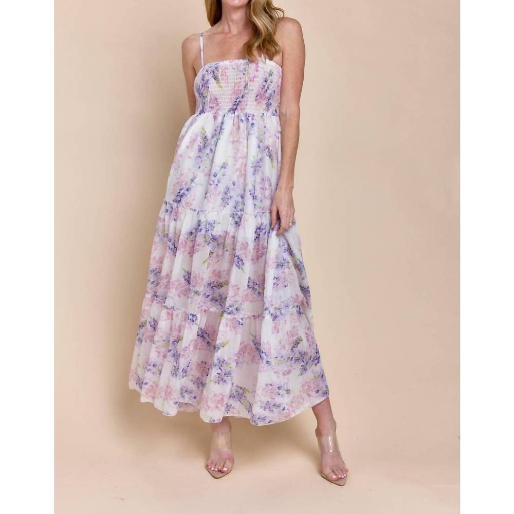 NEW SOFIA COLLECTIONS cypress dress in inca lilac